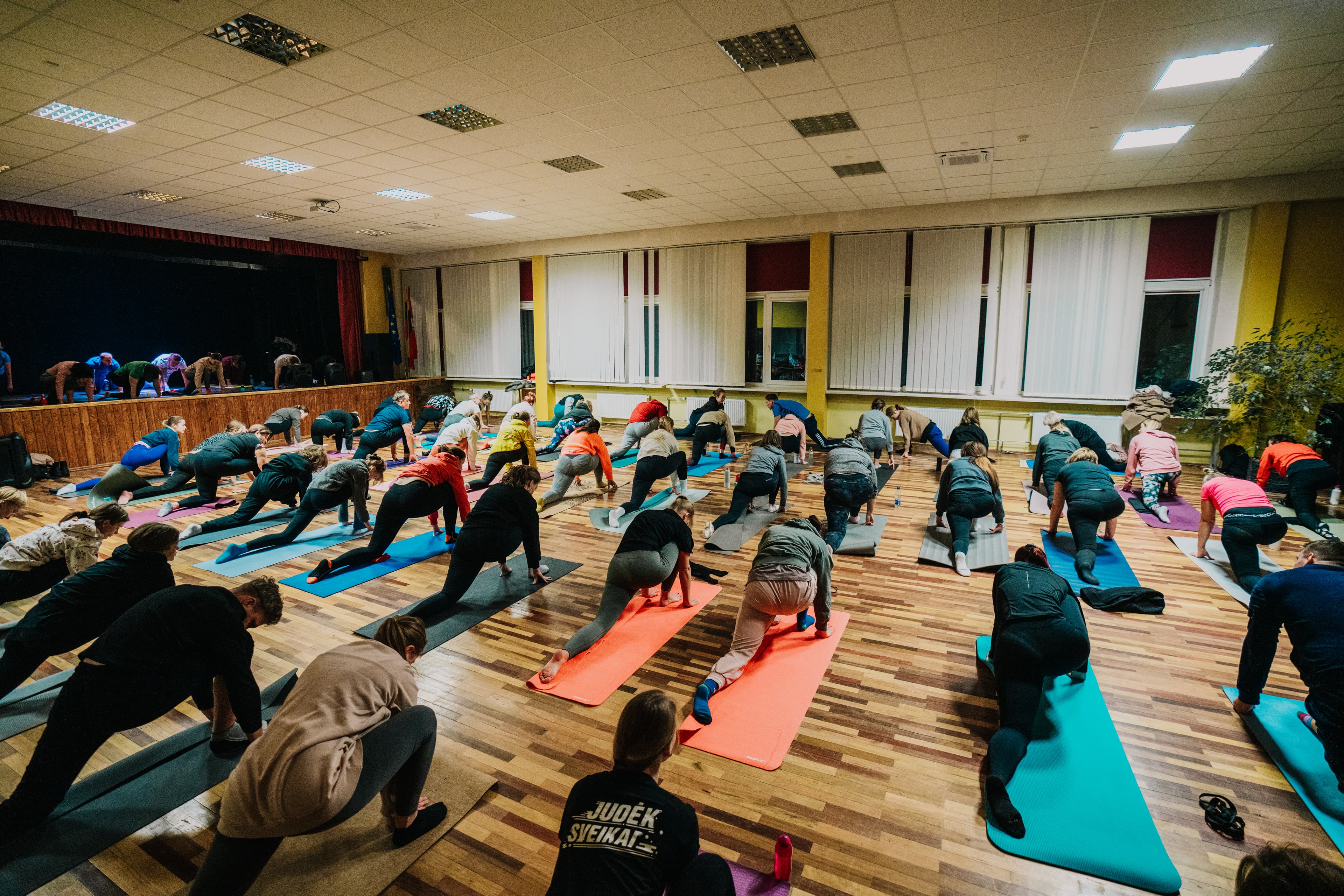 YIN JOGA SU GYVA MUZIKA nuotrauka