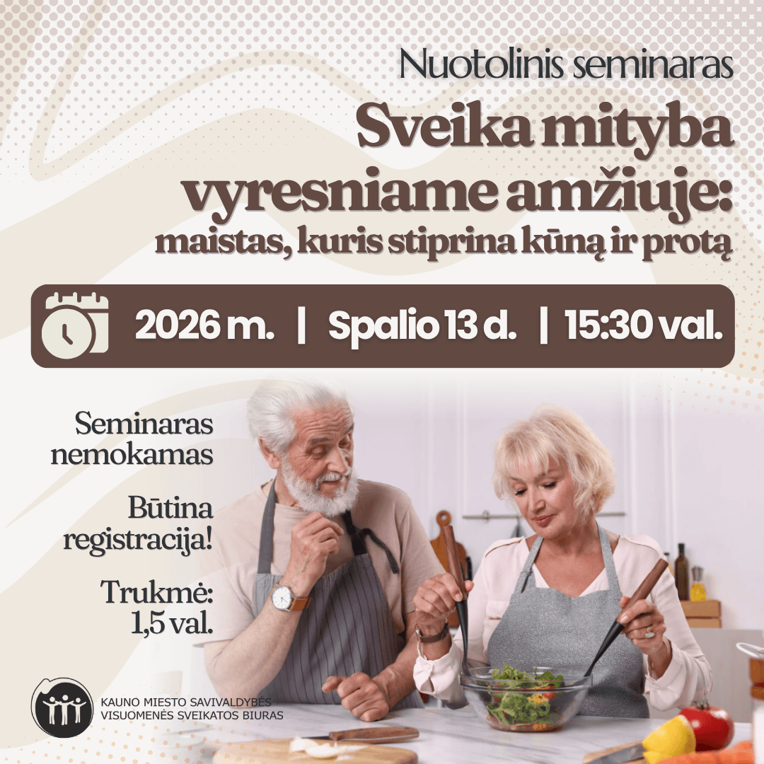 Sveika mityba vyresniame amžiuje.Maistas, kuris stiprina kūną ir protą. nuotrauka
